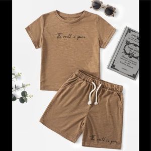 Two piece gender neutral set sizes 3months-12Y (Big kids)